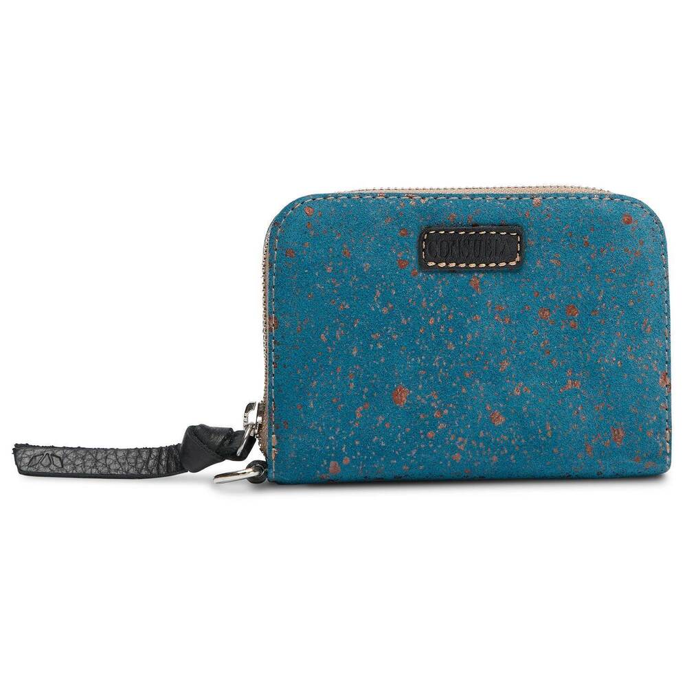 NEW CONSUELA women's nilo zippy wallet in slate blue